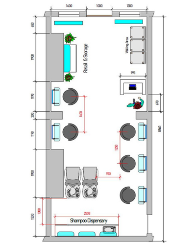 Shop & Showroom Counter Design | Corporate Showroom Design