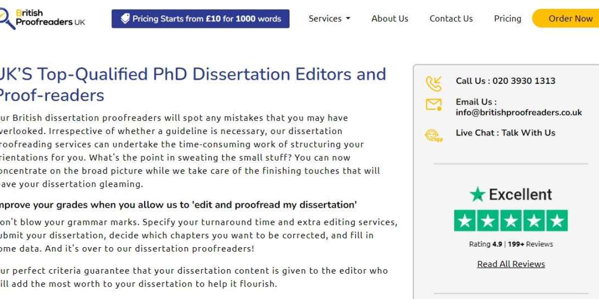 British PhD Dissertation Editing Services